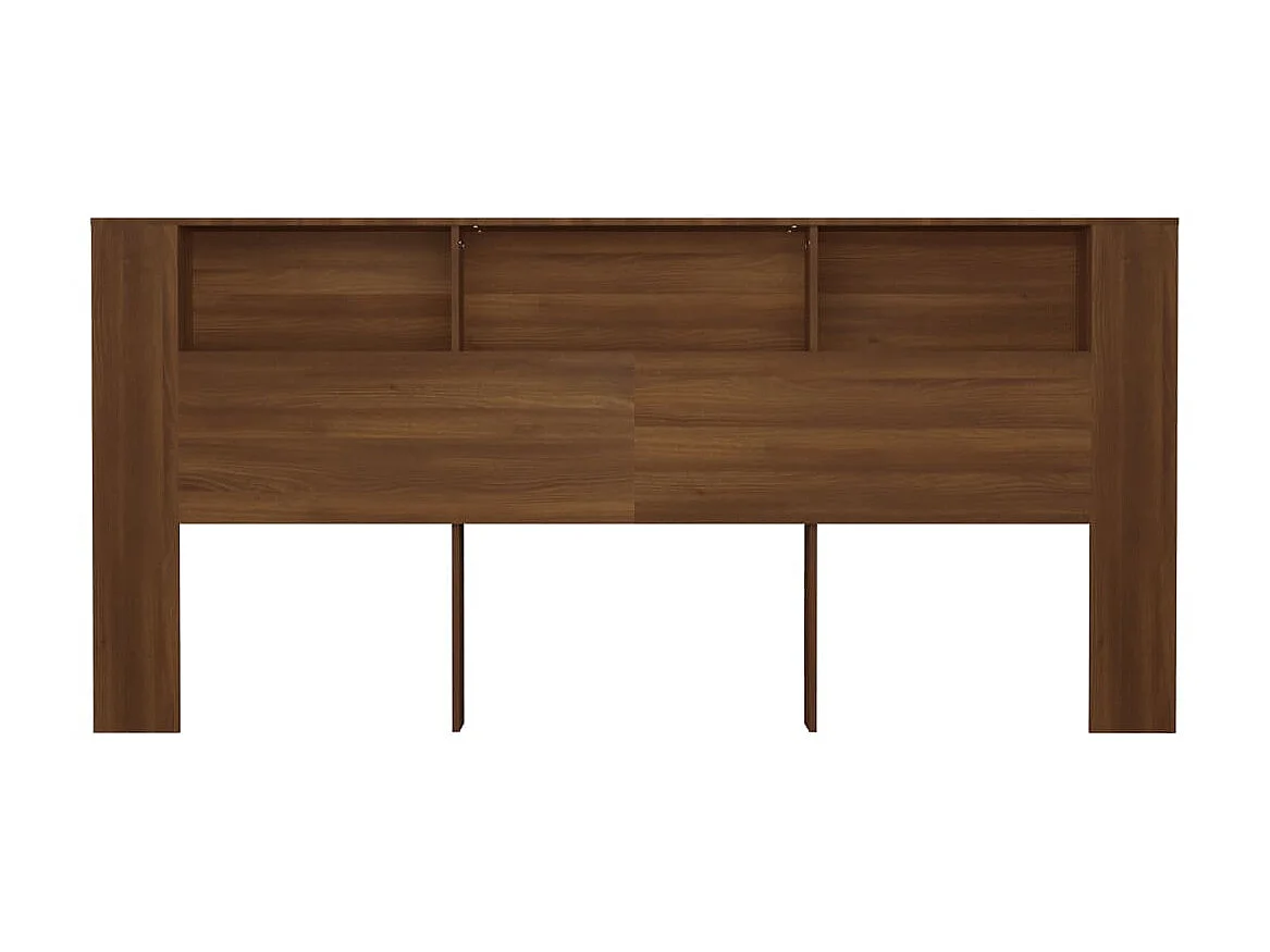 Kopfteilschrank Eiche braun 220x18,5x104,5 cm