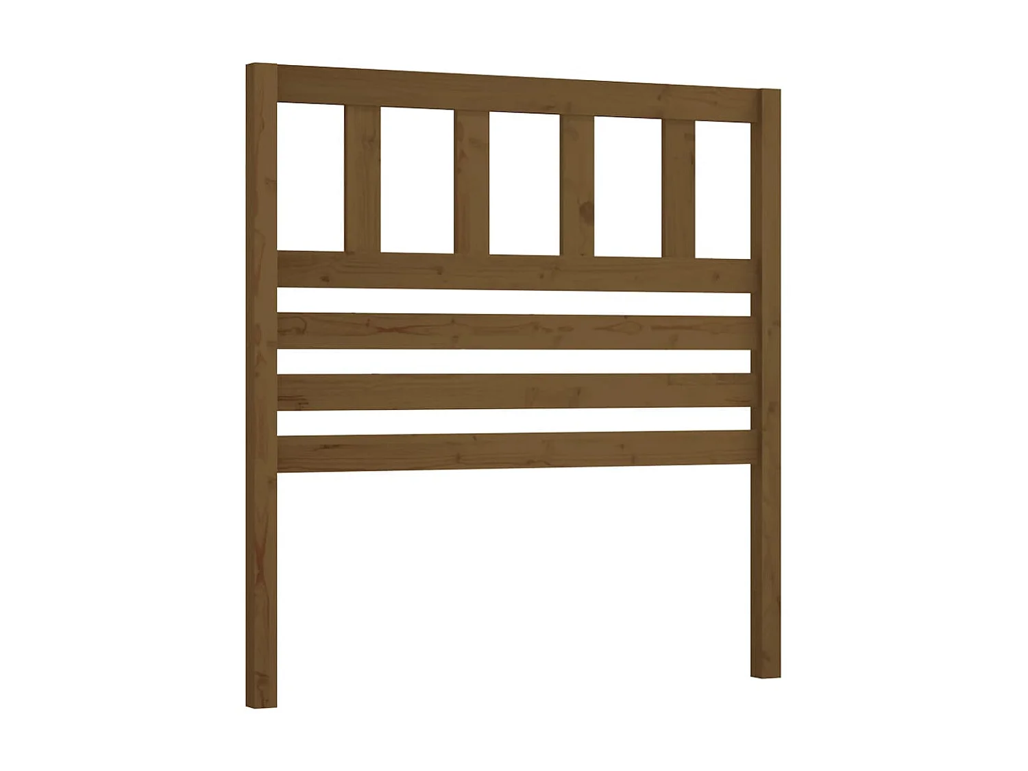 Tête de lit Marron miel 106x4x100 cm Bois massif de pin