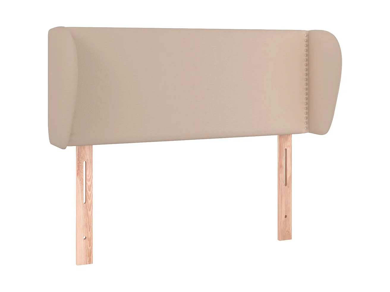 Testiera con orecchie Cappuccino 103x23x78/88 cm Ecopelle