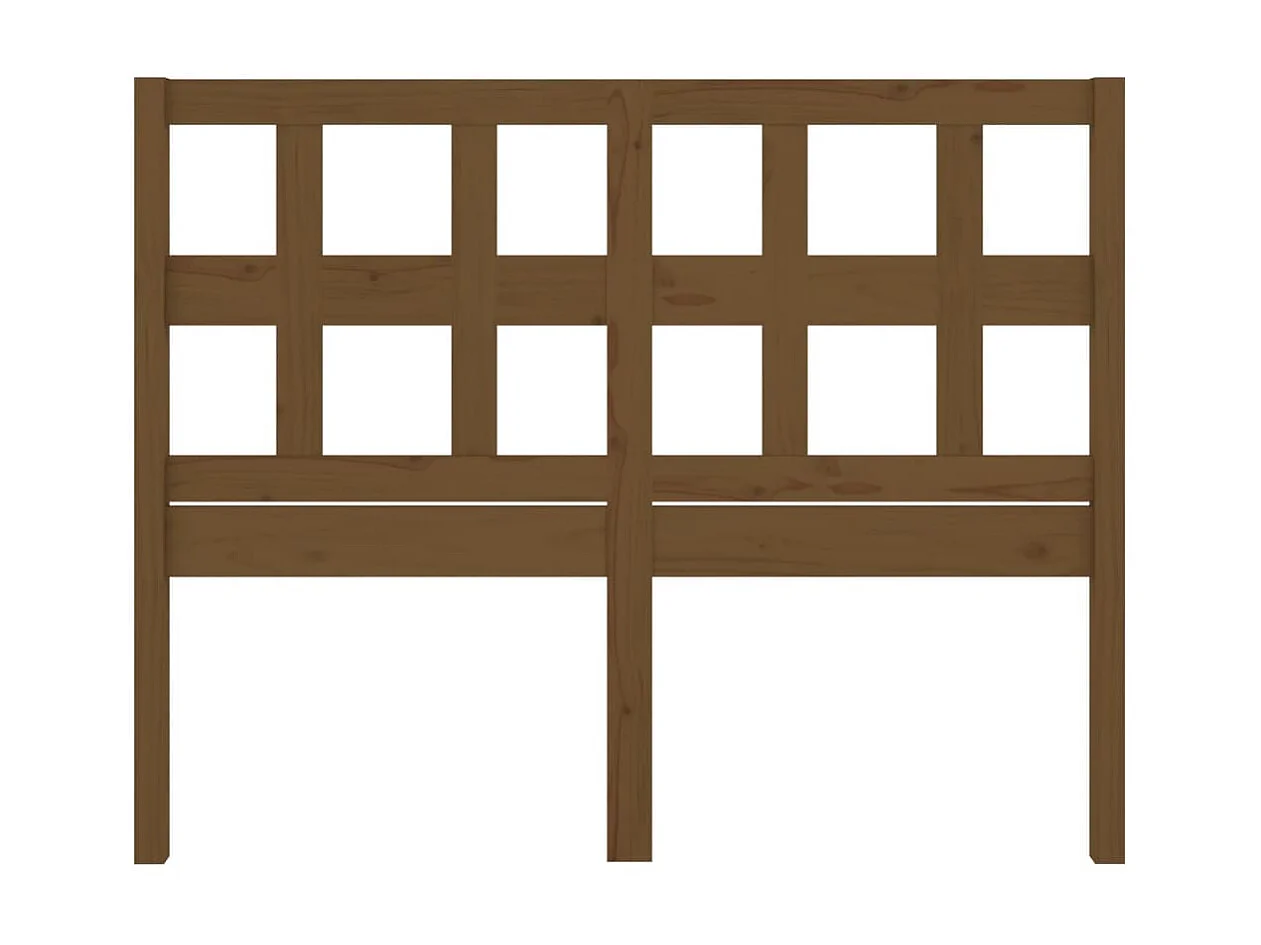 Tête de lit Marron miel 205,5x4x100 cm Bois massif de pin