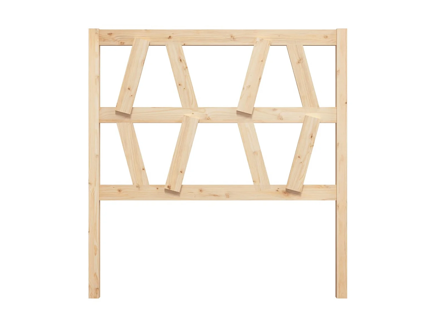 Kopfteil 81x4x100 cm Massives Kiefernholz