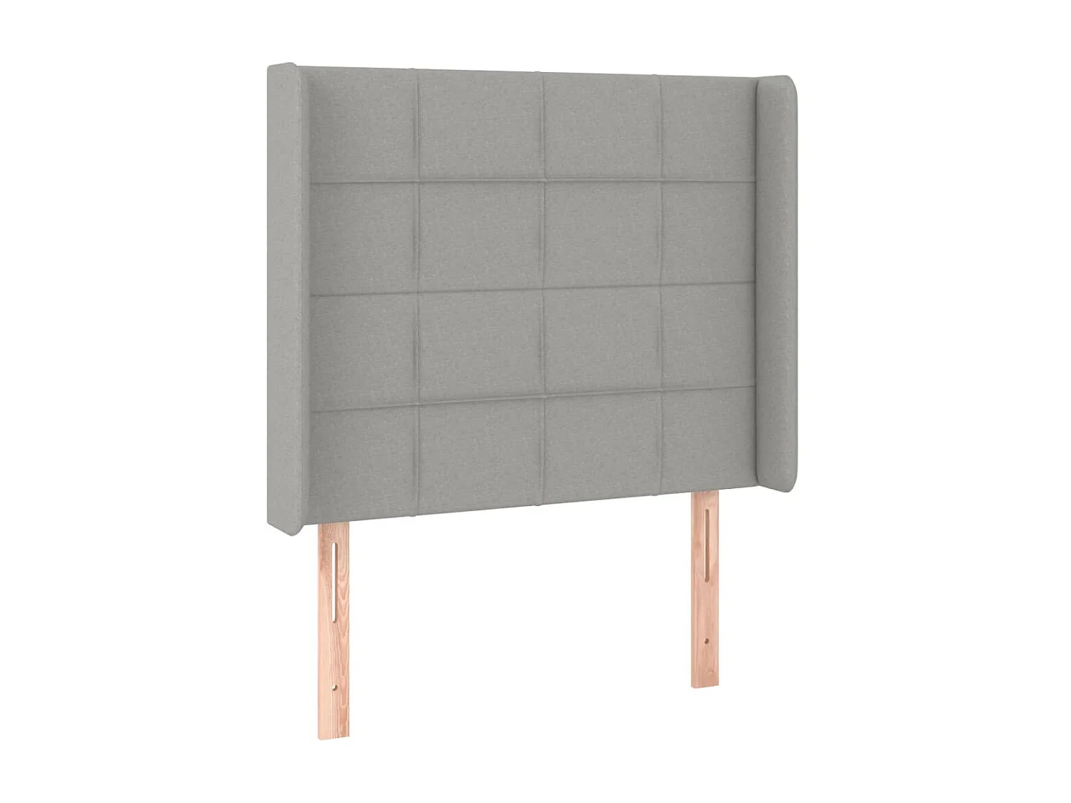 Cabecero LED Gris claro 83x16x118/128 cm Tela