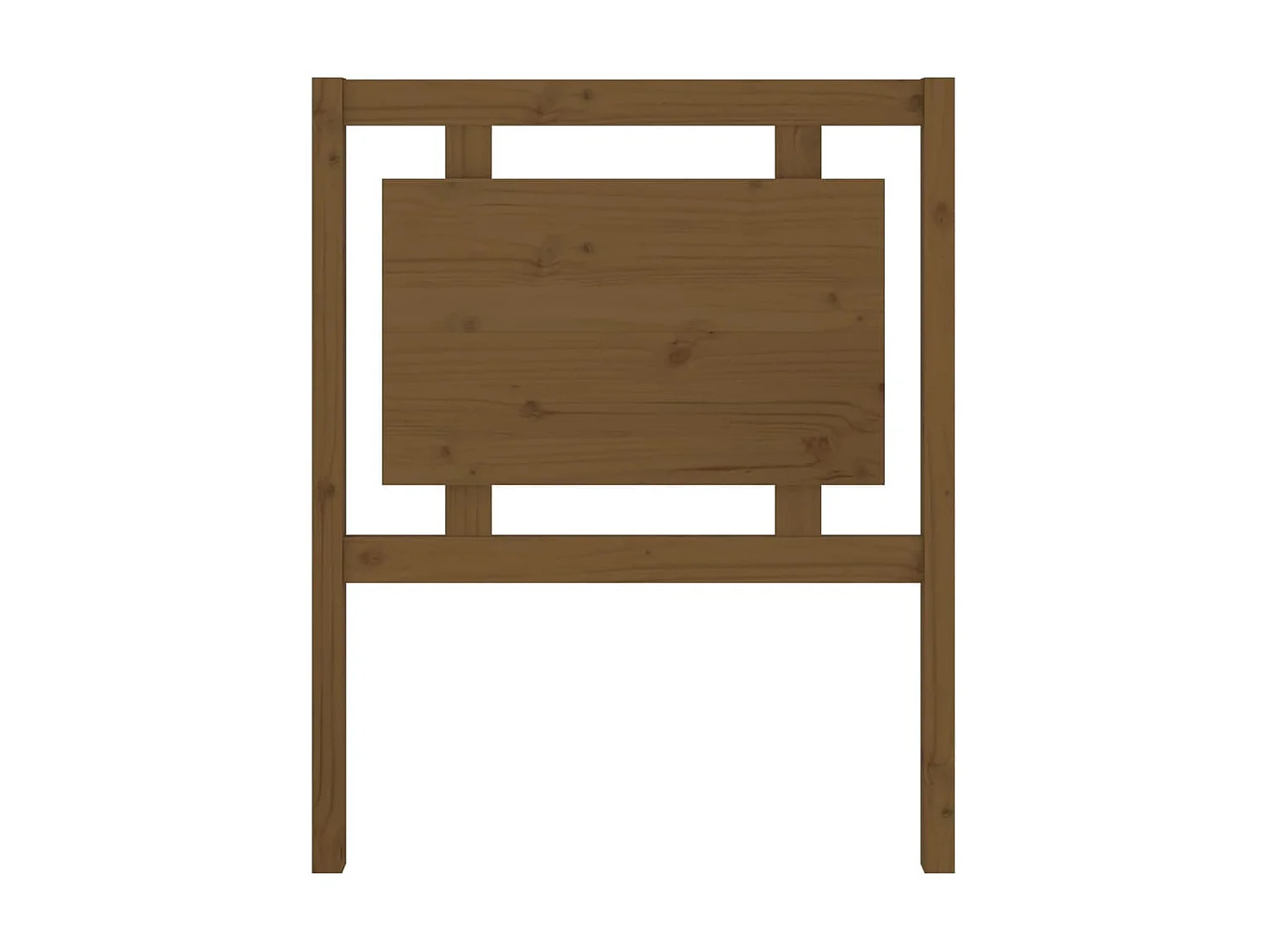 Tête de lit Marron miel 80,5x4x100 cm Bois massif de pin