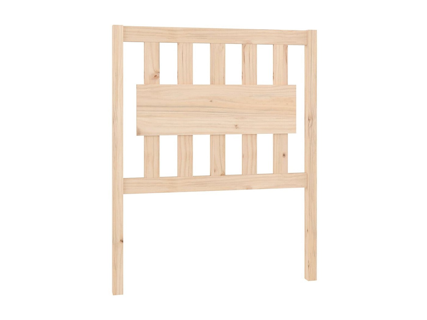 Testiera Letto VidaXL Testiera Per Letto Grigia 146x6x101cm In Legno Massello Di Pino Lettere In Legno