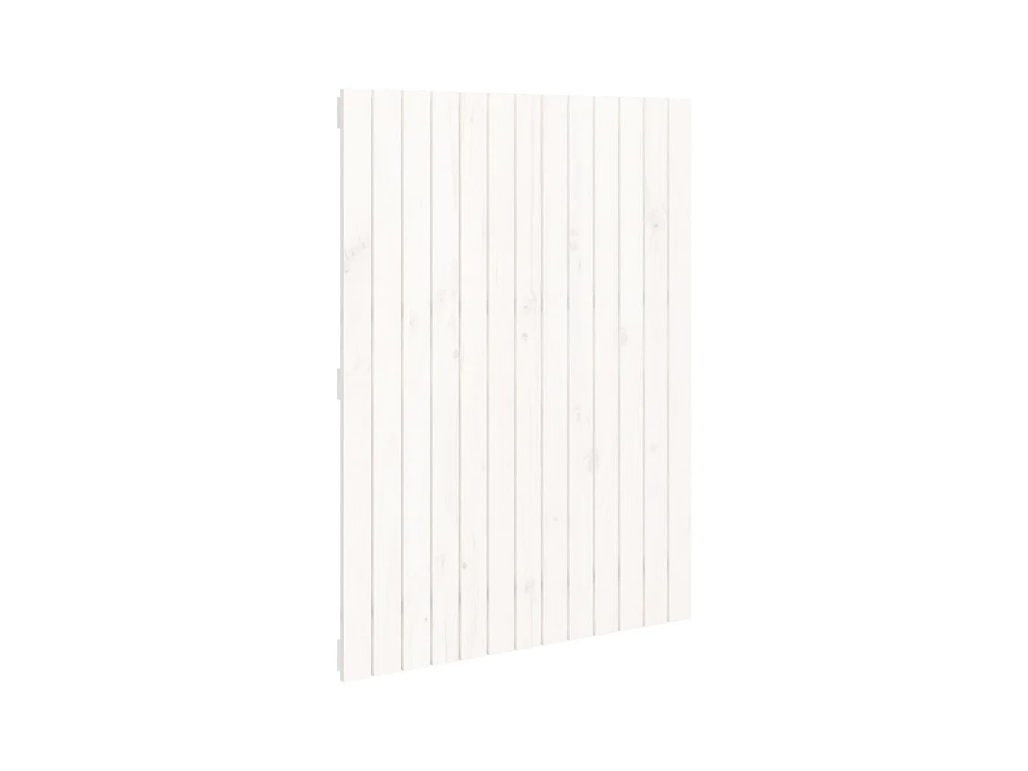 Testiera a muro Bianco 82,5x3x110 cm Legno di pino massiccio
