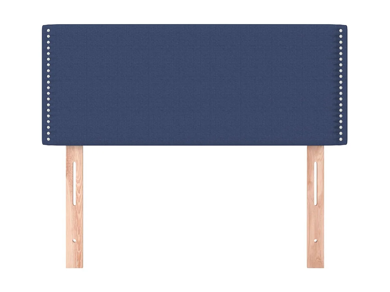 Tête de lit Bleu 100x5x78/88 cm Tissu