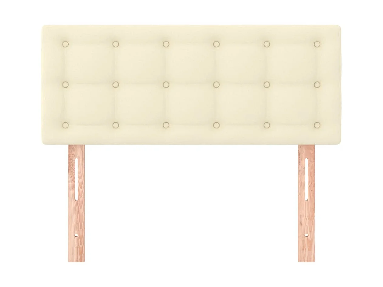 Tête de lit Crème 90x5x78/88 cm Similicuir