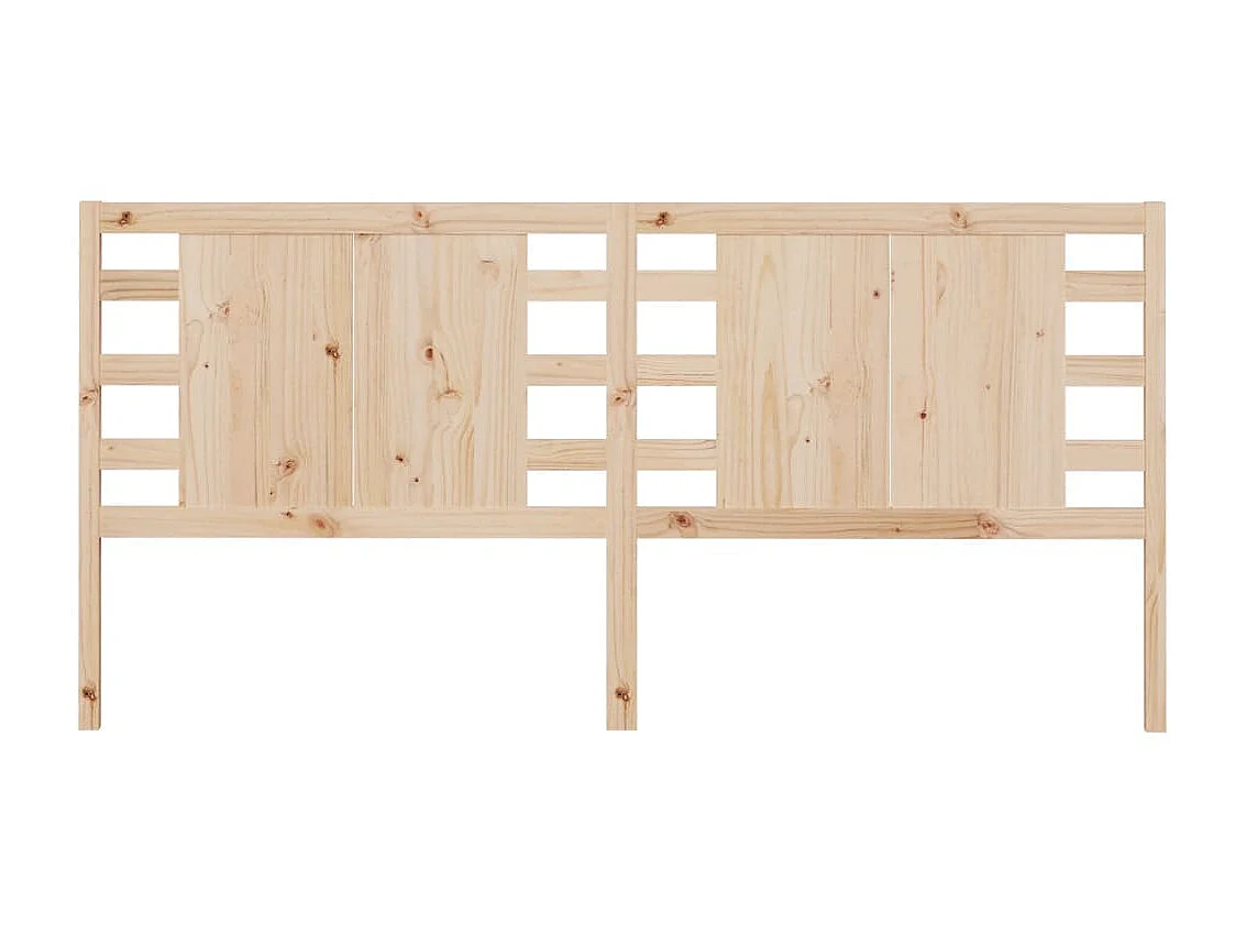 Tête de lit 206x4x100 cm Bois massif de pin
