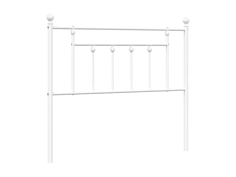 Cabecero de metal blanco 100 cm