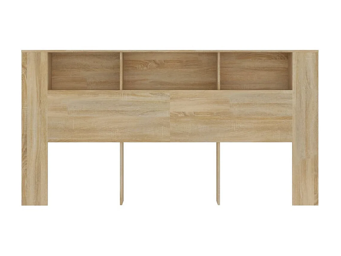 Armoire de tête de lit Chêne sonoma 200x18,5x104,5 cm