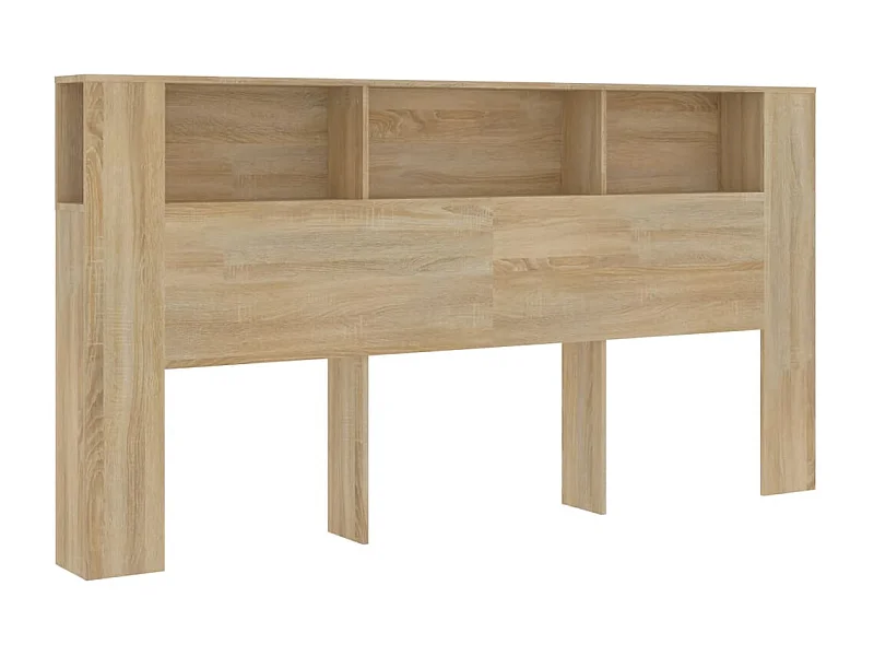 Mueble cabecero roble Sonoma 200x18,5x104,5 cm
