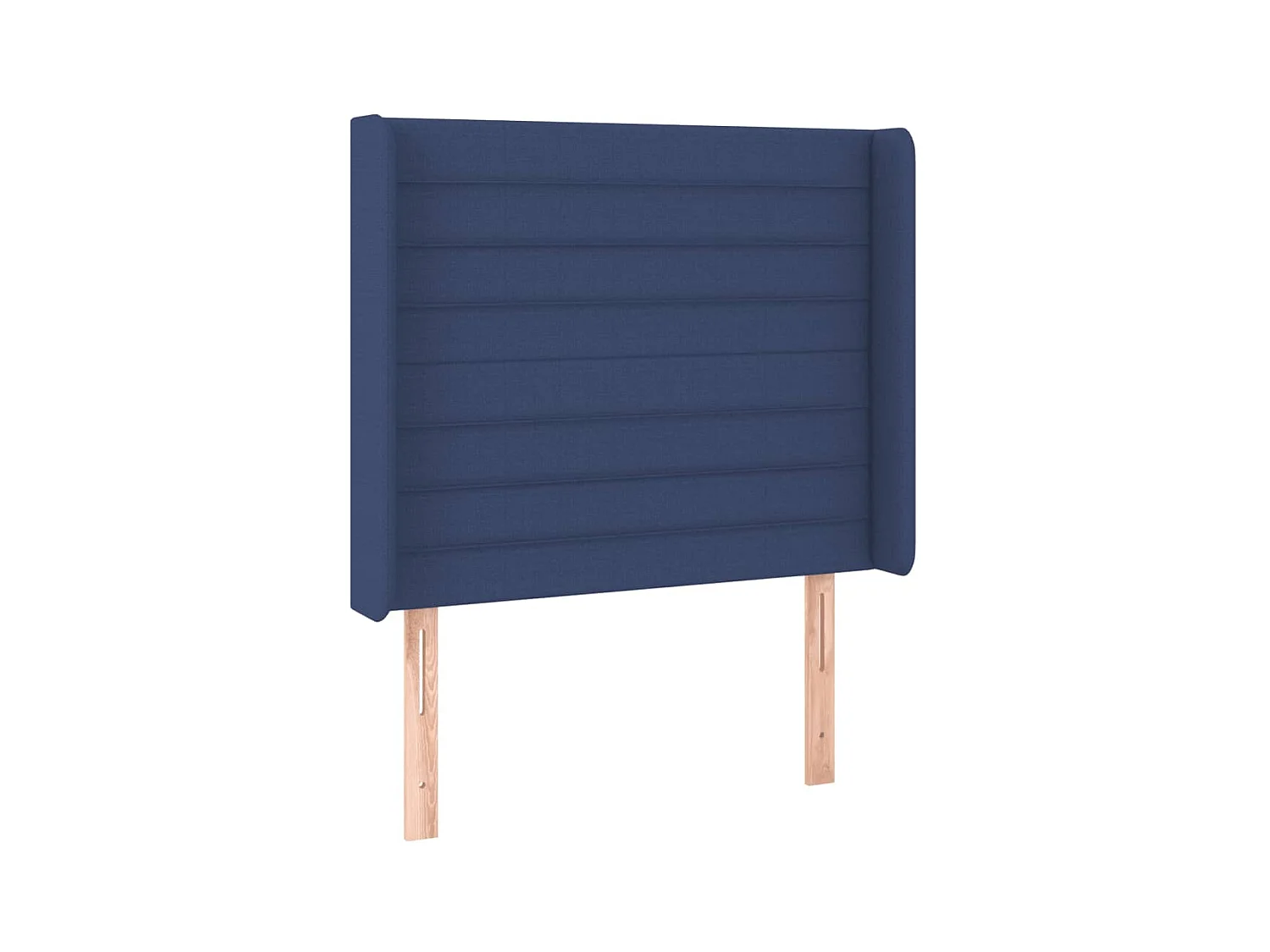 Tête de lit à LED Bleu 103x16x118/128 cm Tissu