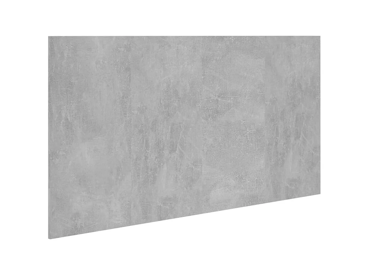 Tête de lit Gris béton 160x1,5x80 cm Bois d'ingénierie