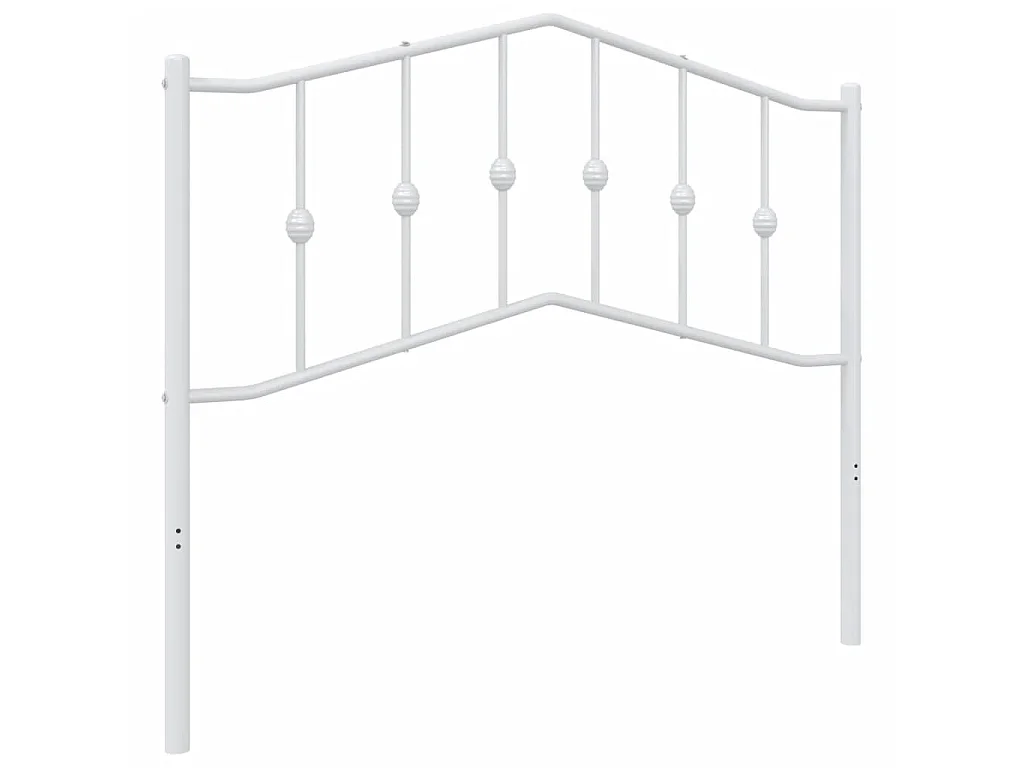 Tête de lit métal blanc 100 cm