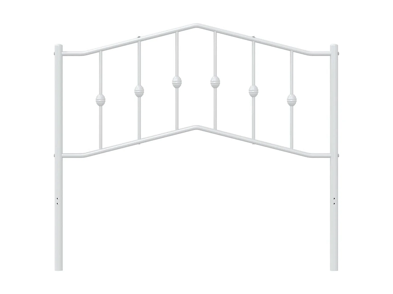 Tête de lit métal blanc 100 cm