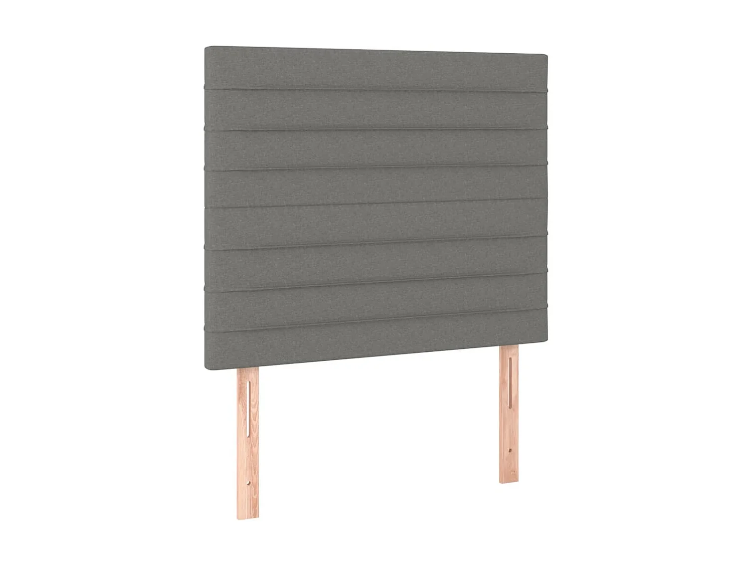 Tête de lit à LED Gris foncé 90x5x118/128 cm Tissu