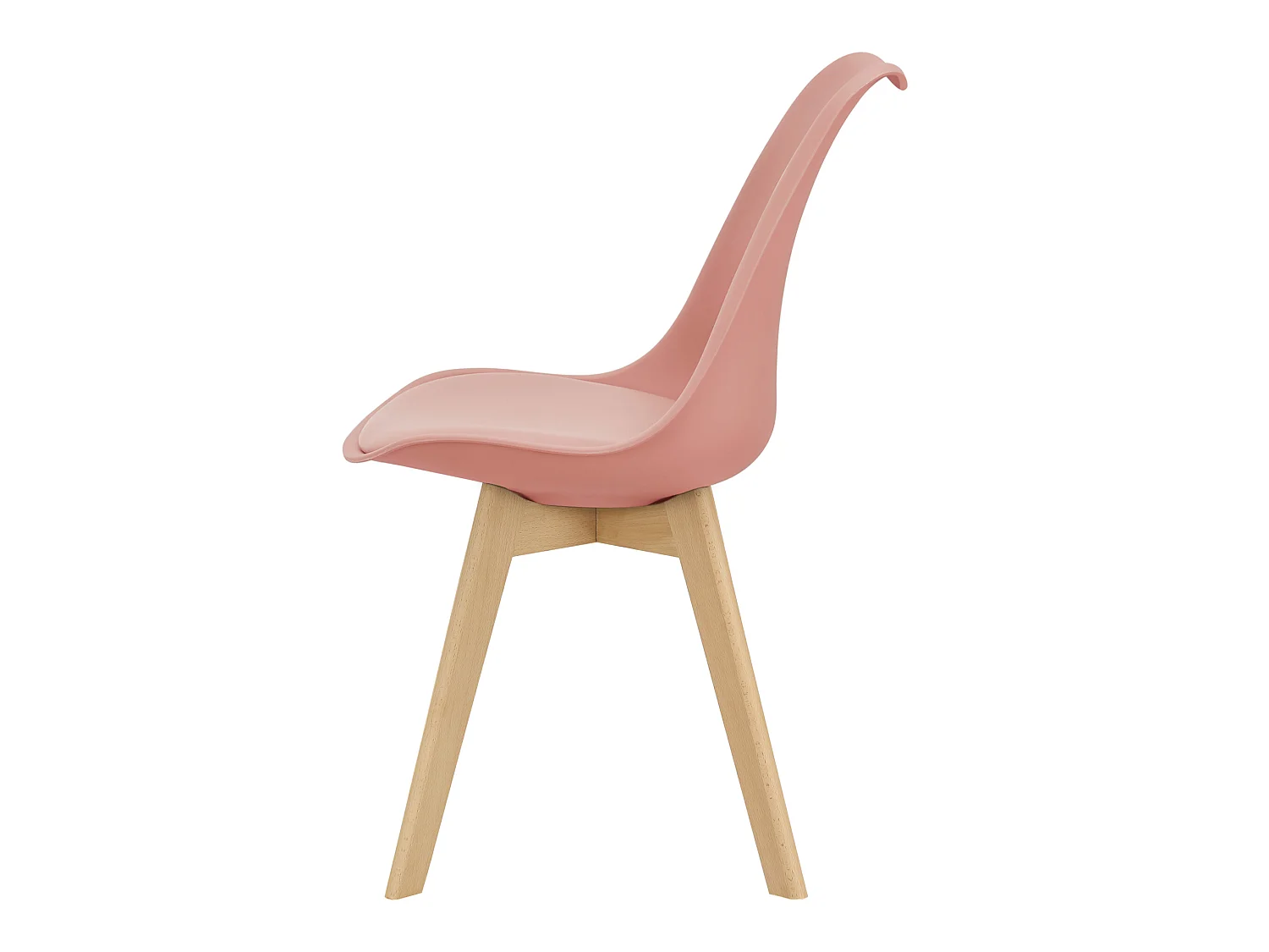 Lot de 6 Chaises de Salle à Manger Dubrovnik Simili Hêtre Rose [en.casa]