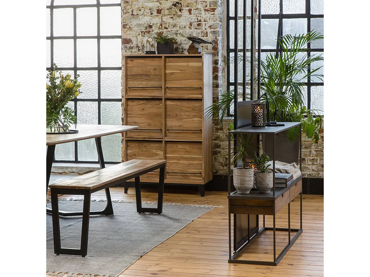 Banc en bois de manguier Charlotte