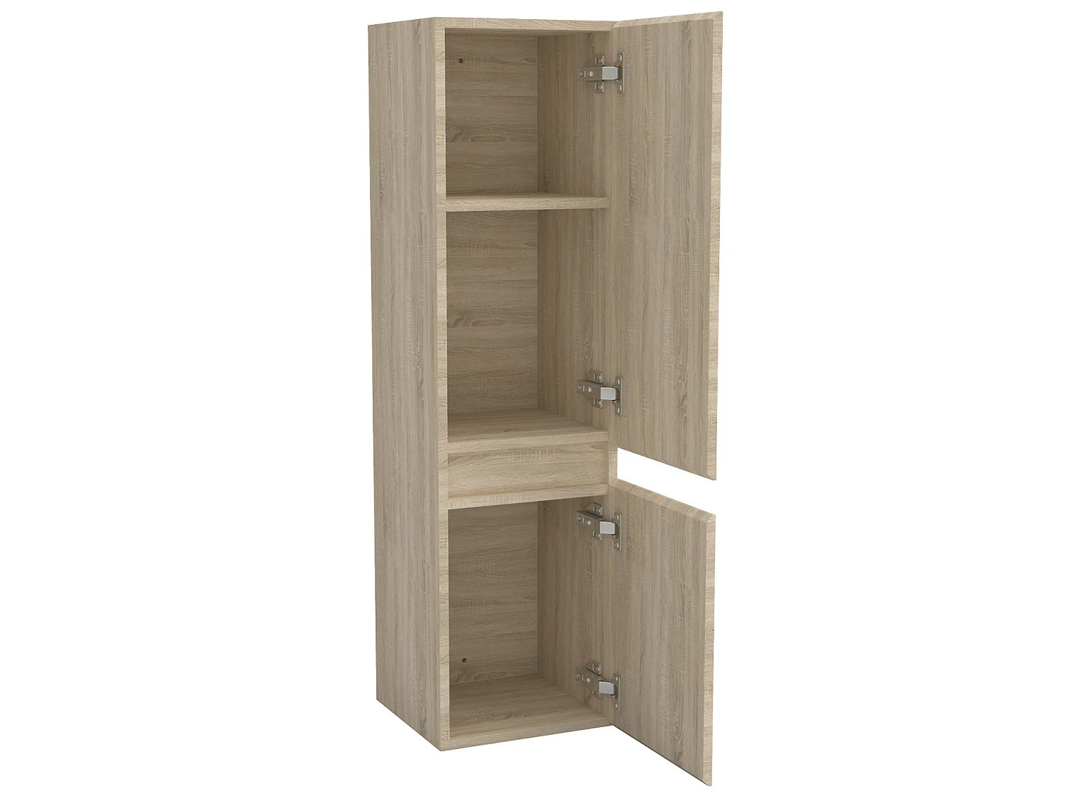 Meuble salle de bain naturel meuble colonne salle de bain à suspendre 30x30x110(L*W*H)cm