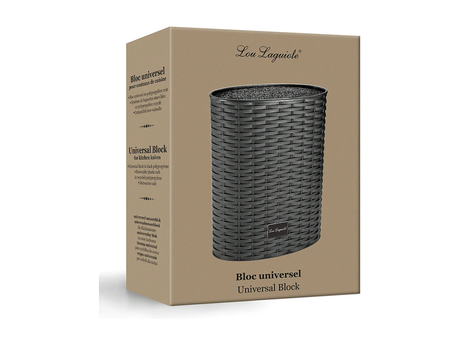 Bloc universel - Rangement de couteaux de cuisine