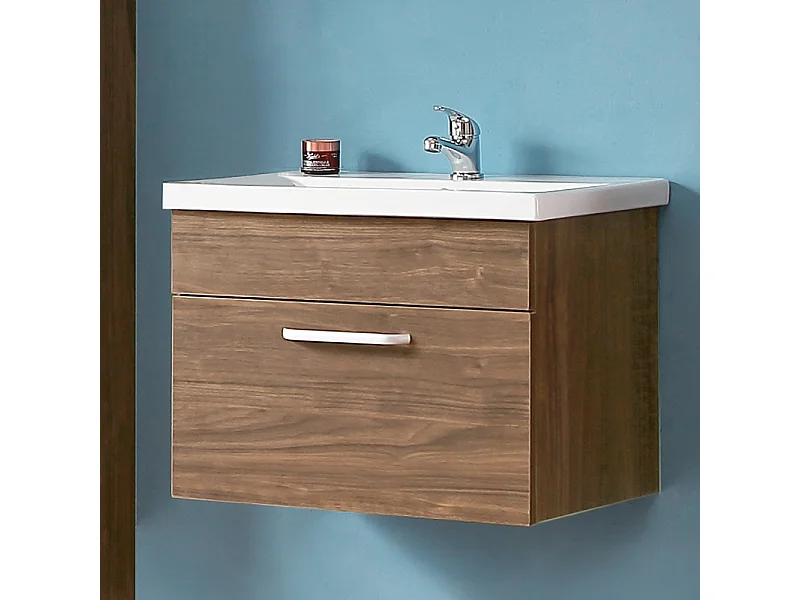 Ensemble meuble et vasque, meuble salle de bain 58x38x41cm Aica