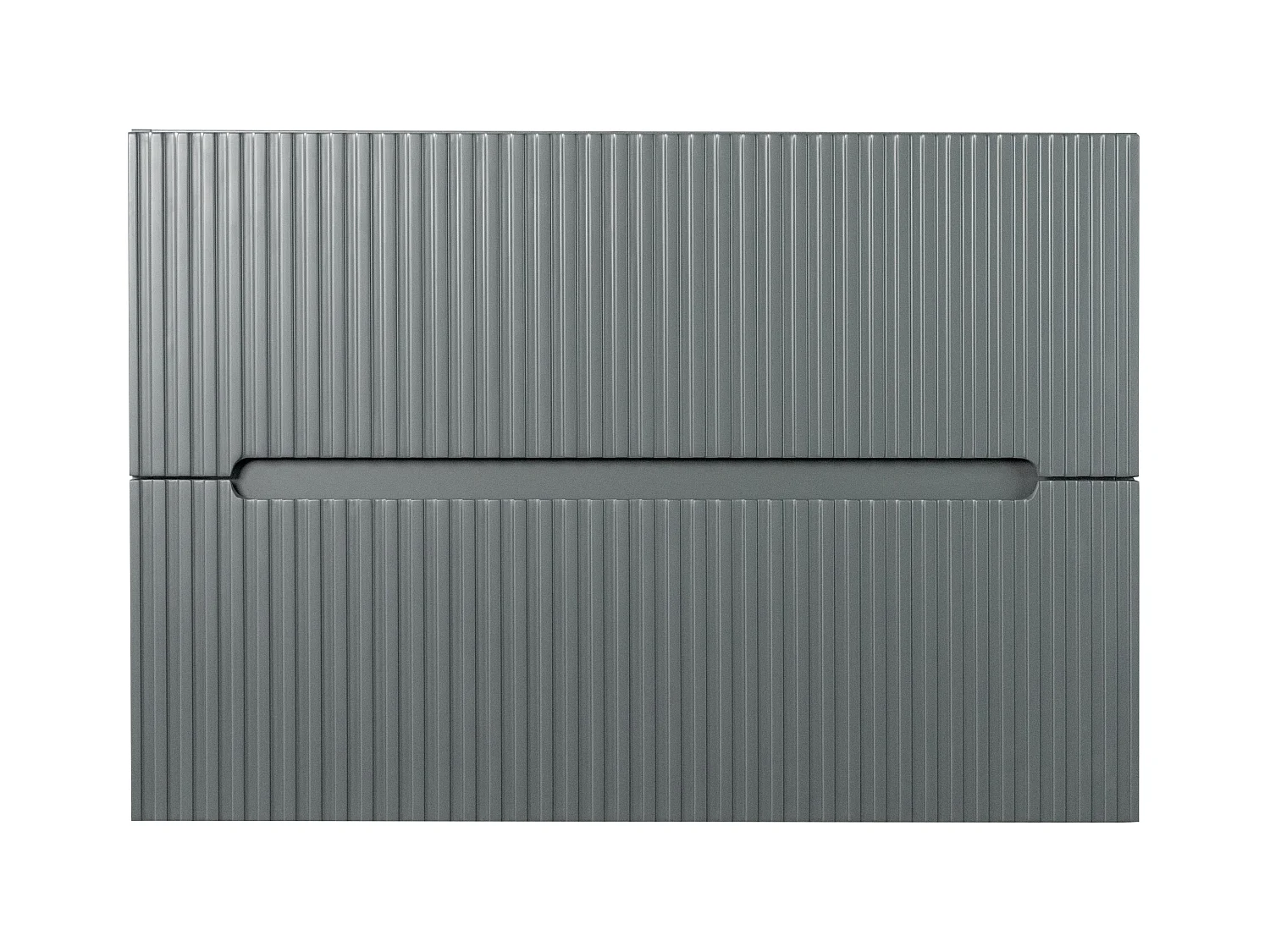 Mueble de baño bajo lavabo flotante gris - 80 cm - PAVANI