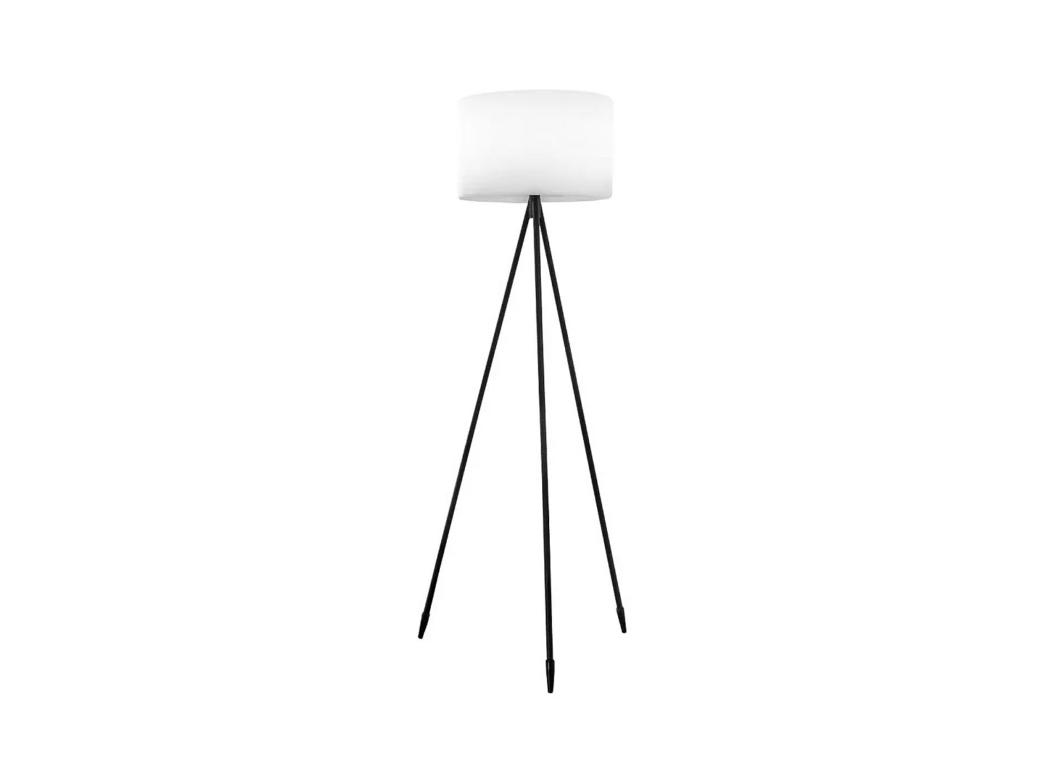 Lampadaire extérieur sans fil TAMBOURY Blanc Polypropylène H150CM