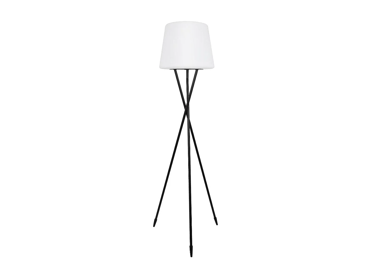 Lampadaire extérieur sans fil TRY Blanc Polypropylène H150CM
