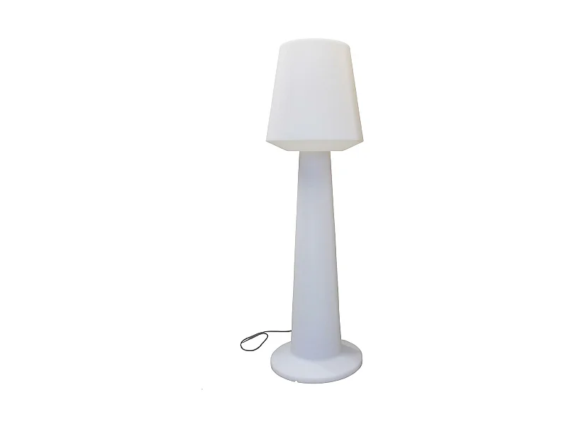 Lampadaire ext filaire AUSTRAL Blanc Polyéthylène H170CM