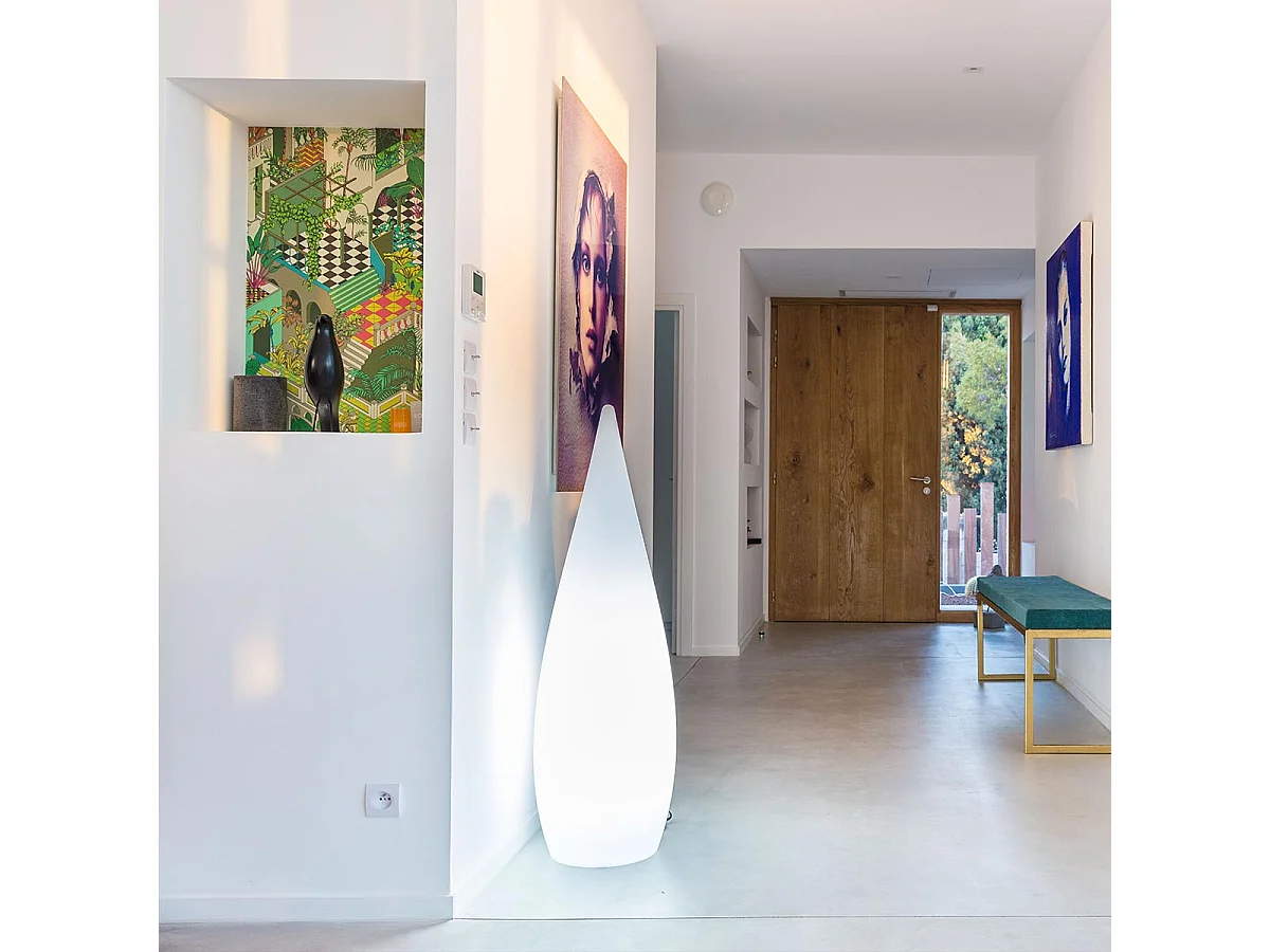 Lampadaire d'extérieur filaire CLASSY E27 H120cm