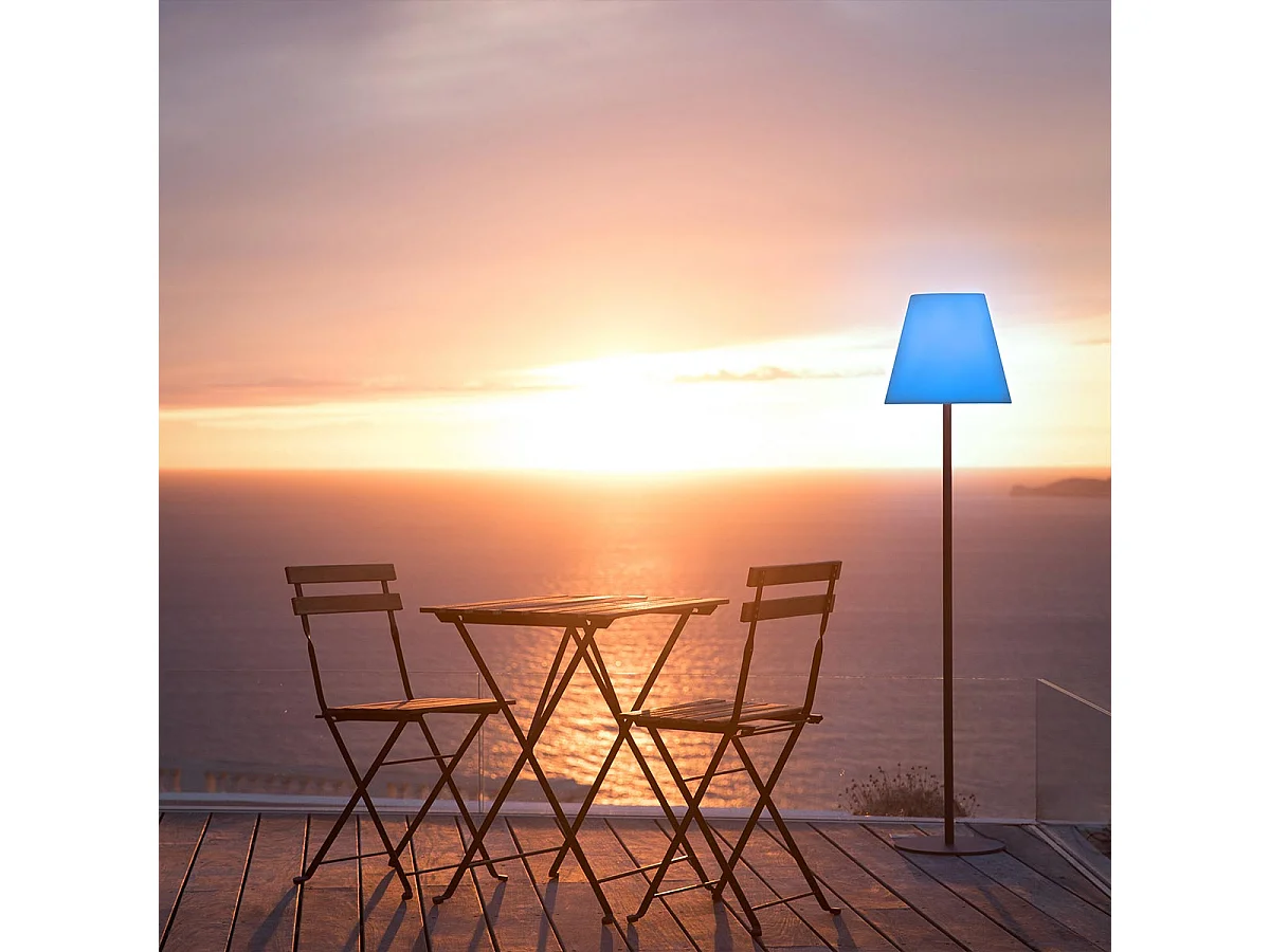 Lampadaire d'extérieur sans fil STANDY RGB H150cm