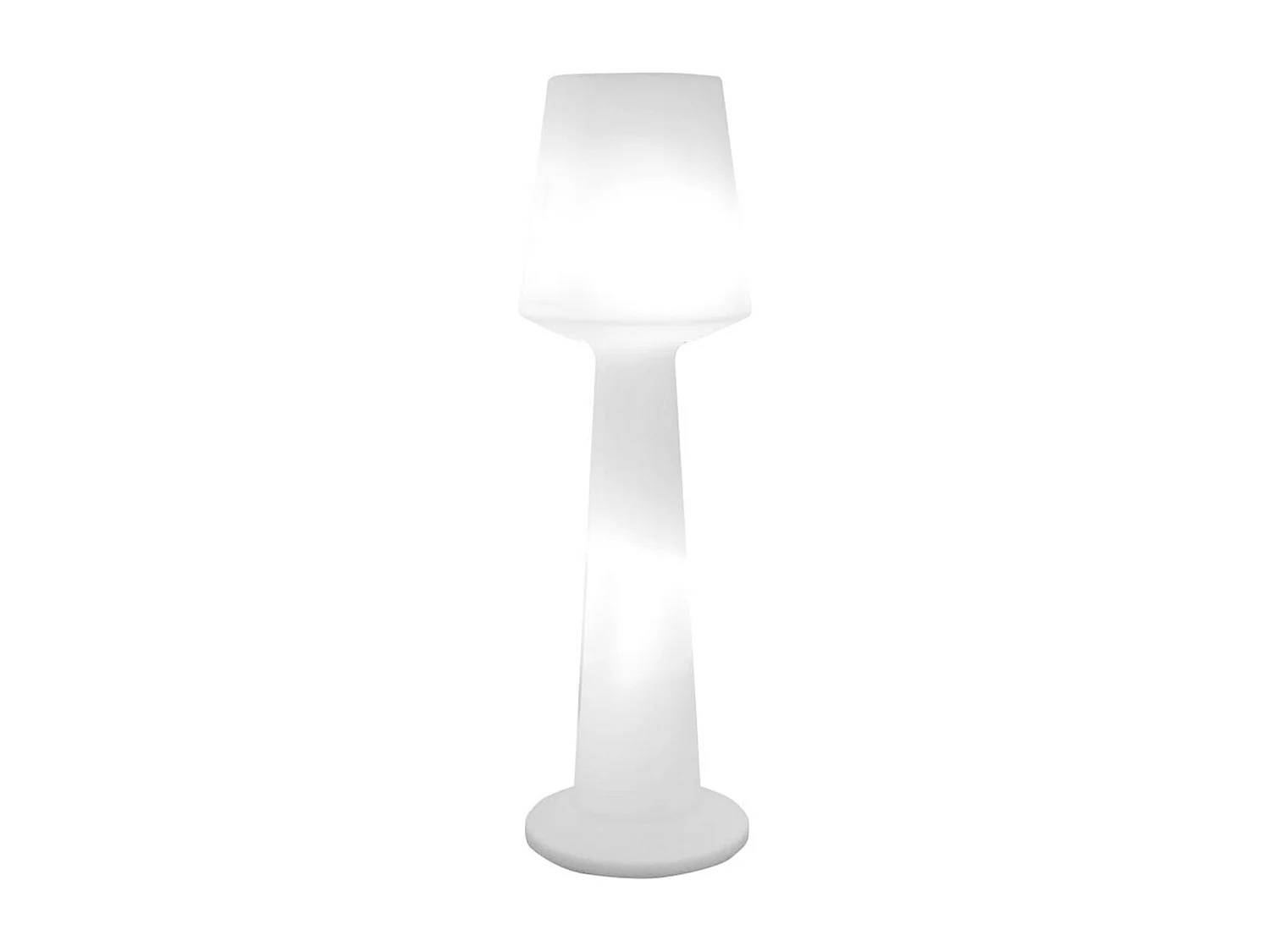Lampadaire extérieur sans fil AUSTRAL Blanc Polypropylène H110CM