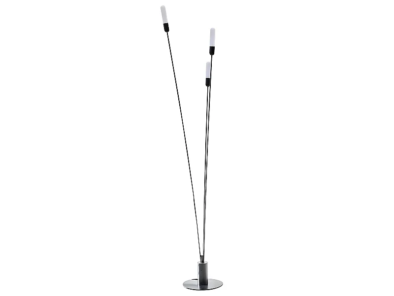 Lampadaire ext filaire REEDS Noir Plastique H156CM