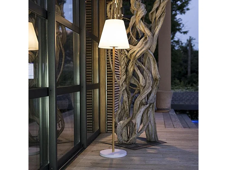 Zonne-straatlantaarn H150cm WOOD