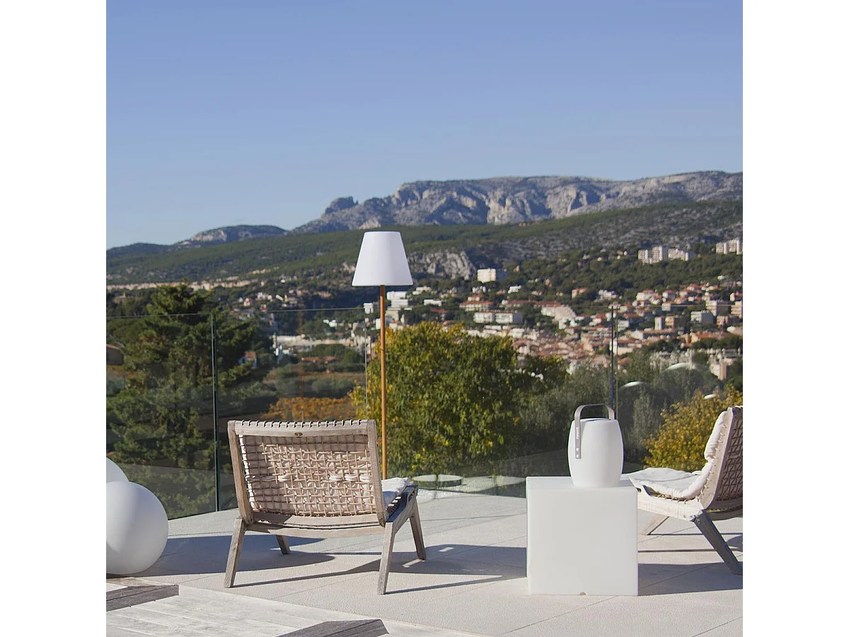 Zonne-straatlantaarn H150cm WOOD