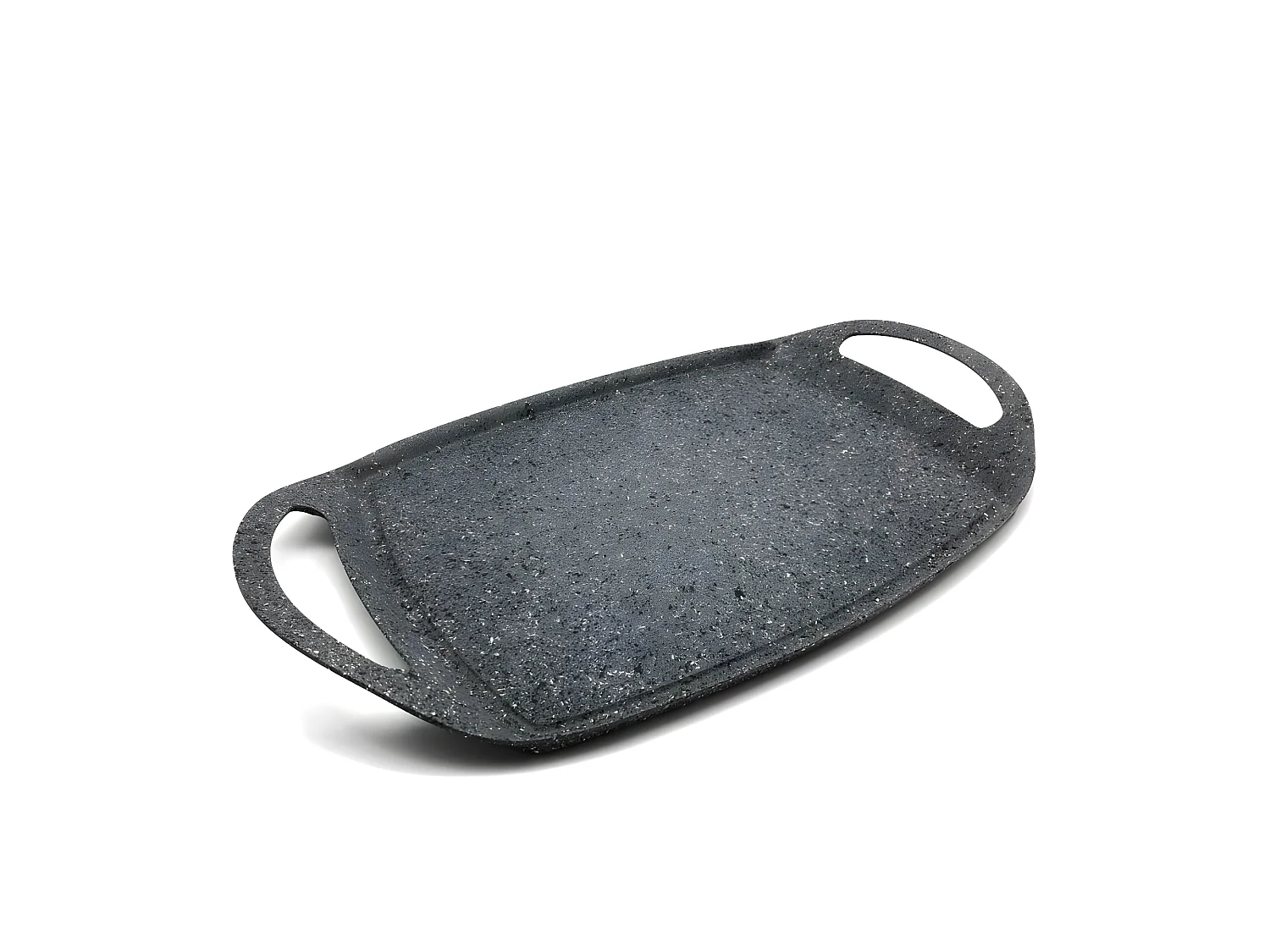 Plateau de cuisson grill induction ONYX Gris Aluminium 47 x 28 CM