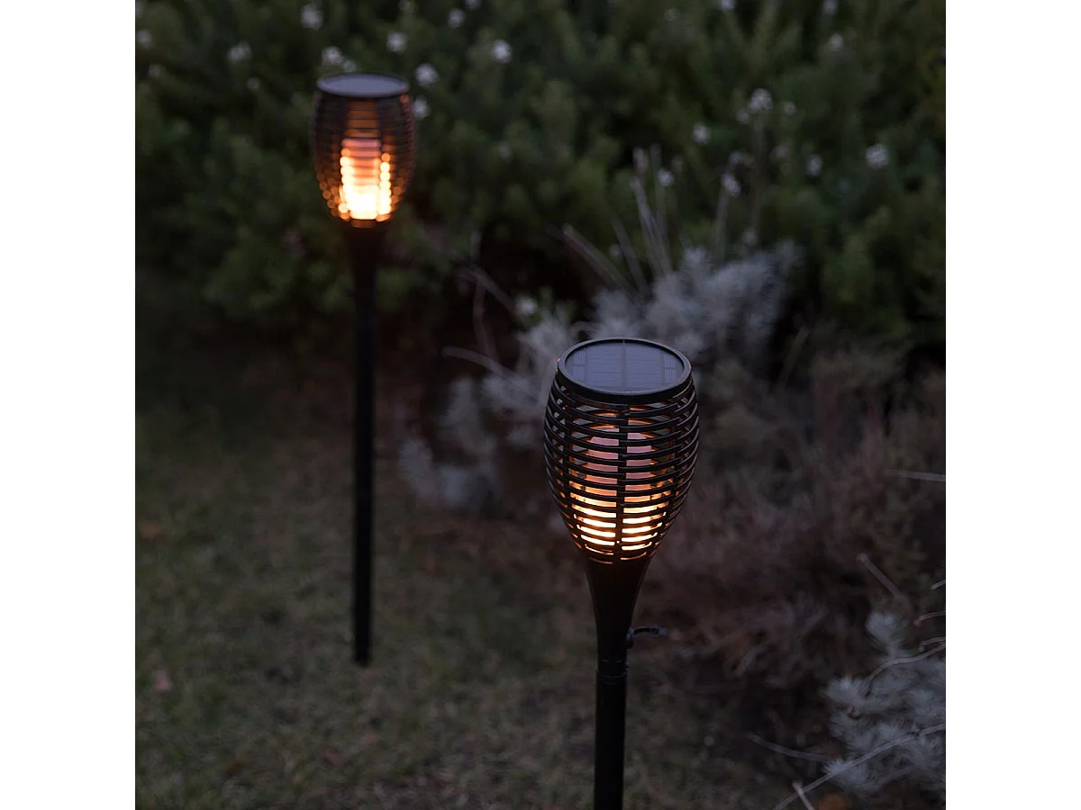 2 mini torches effet flamme MINI MAITY SUN H70cm