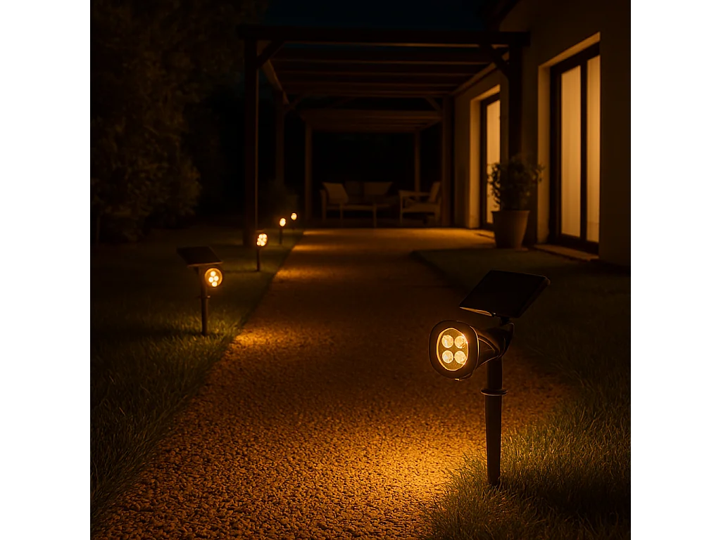 Solar-Gartenstrahler 200LM SPIKY