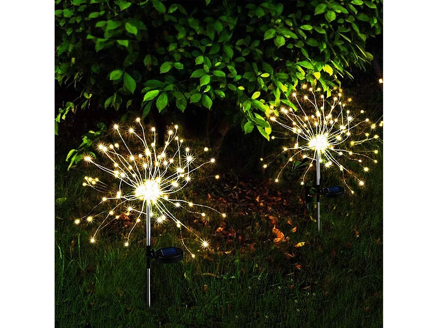 Set di 2 luci solari da palo H97CM SPIKE