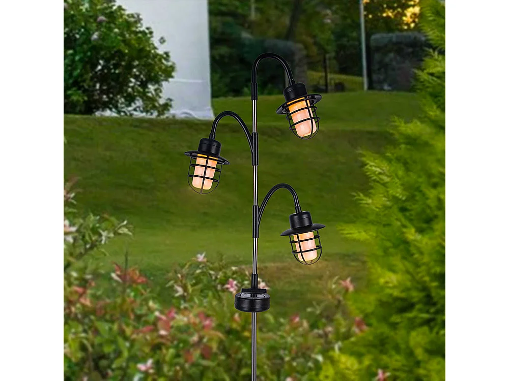 Lampe extérieure nomade BERRY SPIKE Noir Plastique H74CM