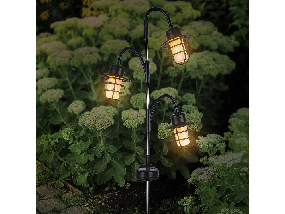 Lampe extérieure nomade BERRY SPIKE Noir Plastique H74CM