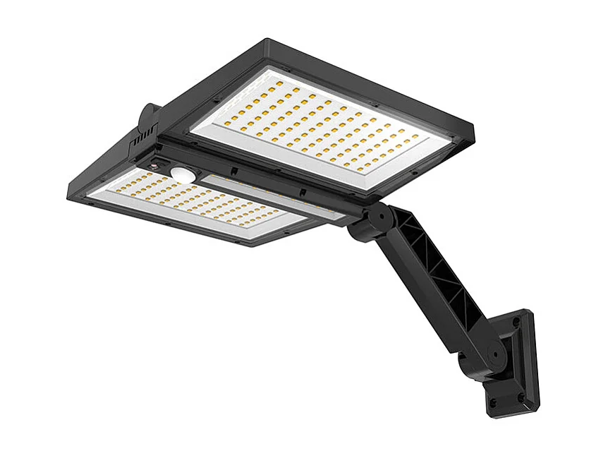 SOLARSPOT mit zwei sensorköpfen 8,5W CLIPPER BLACK