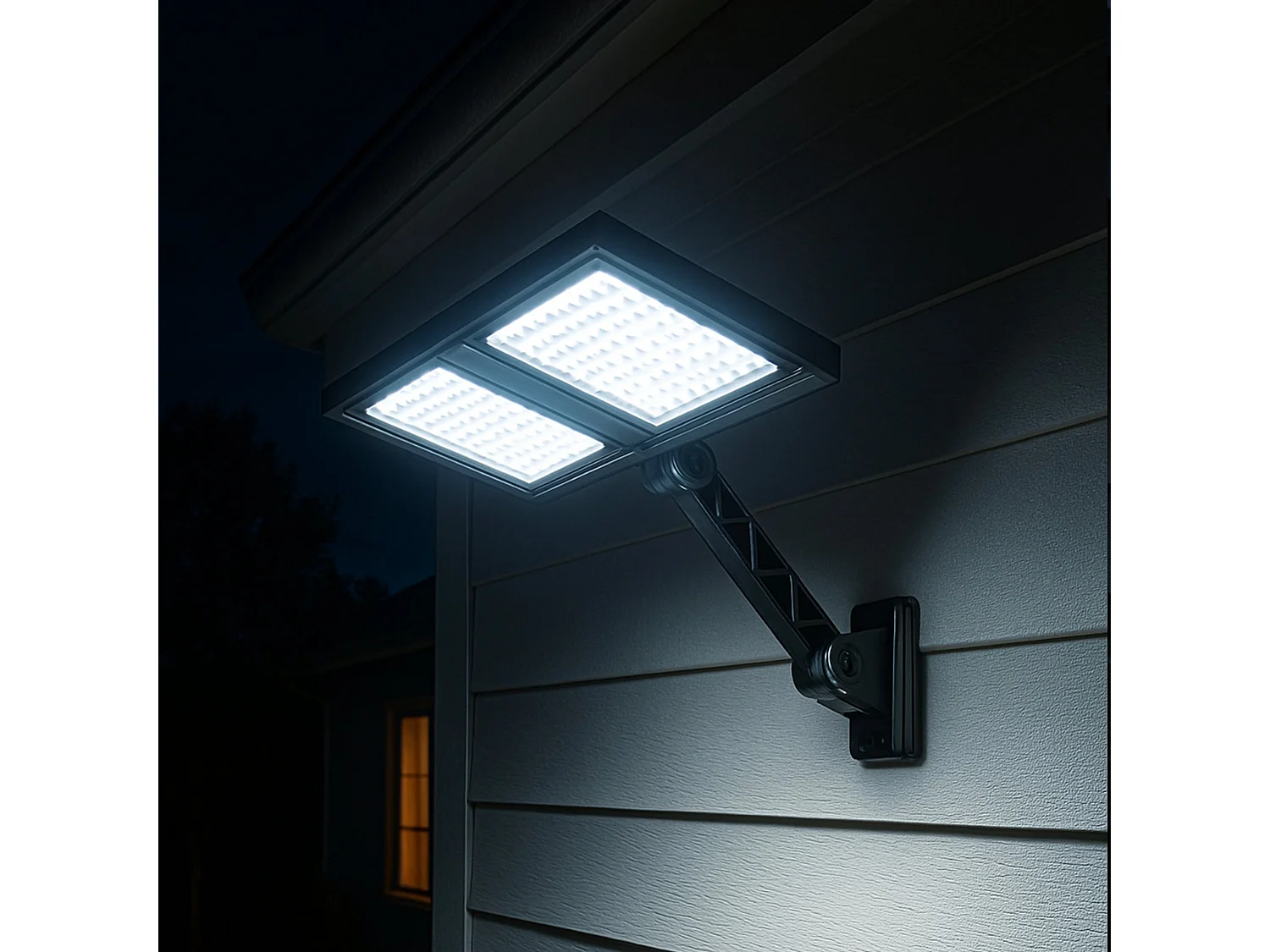 SOLARSPOT mit zwei sensorköpfen 8,5W CLIPPER BLACK