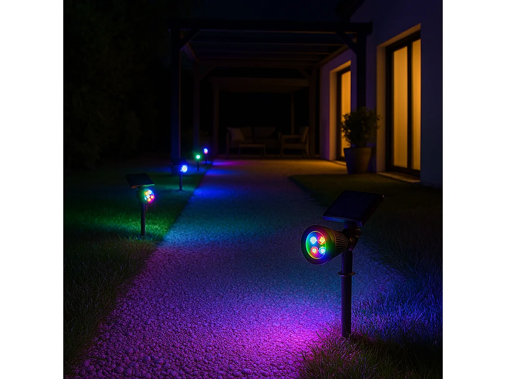 2 Reflektory SPIKY Multicolour 100LM