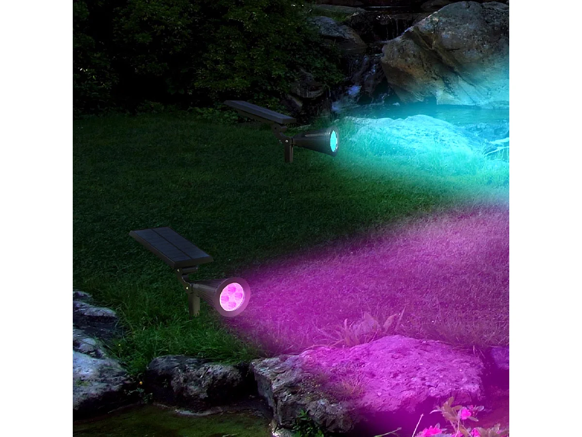 2 Reflektory SPIKY Multicolour 100LM