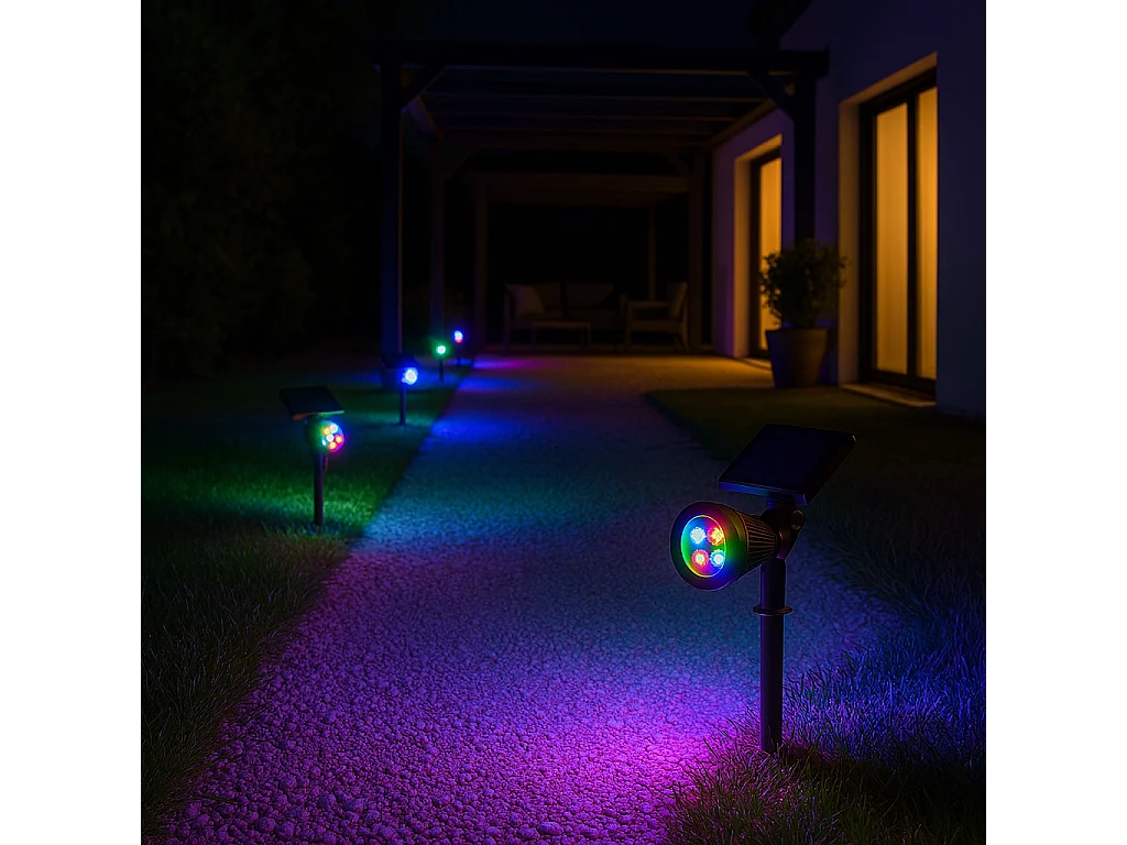 Solar-Gartenstrahler 200LM SPIKY