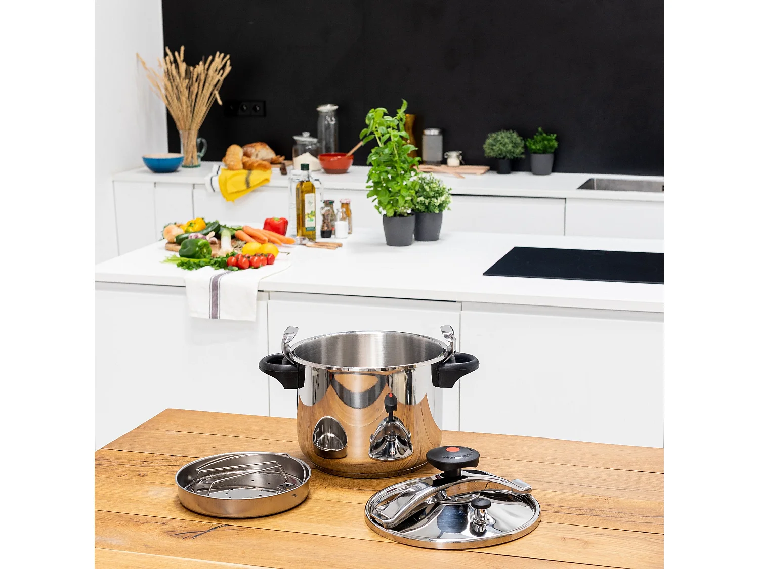 Olla a presión con estribo Ø24cm 10L CLASSIQUE