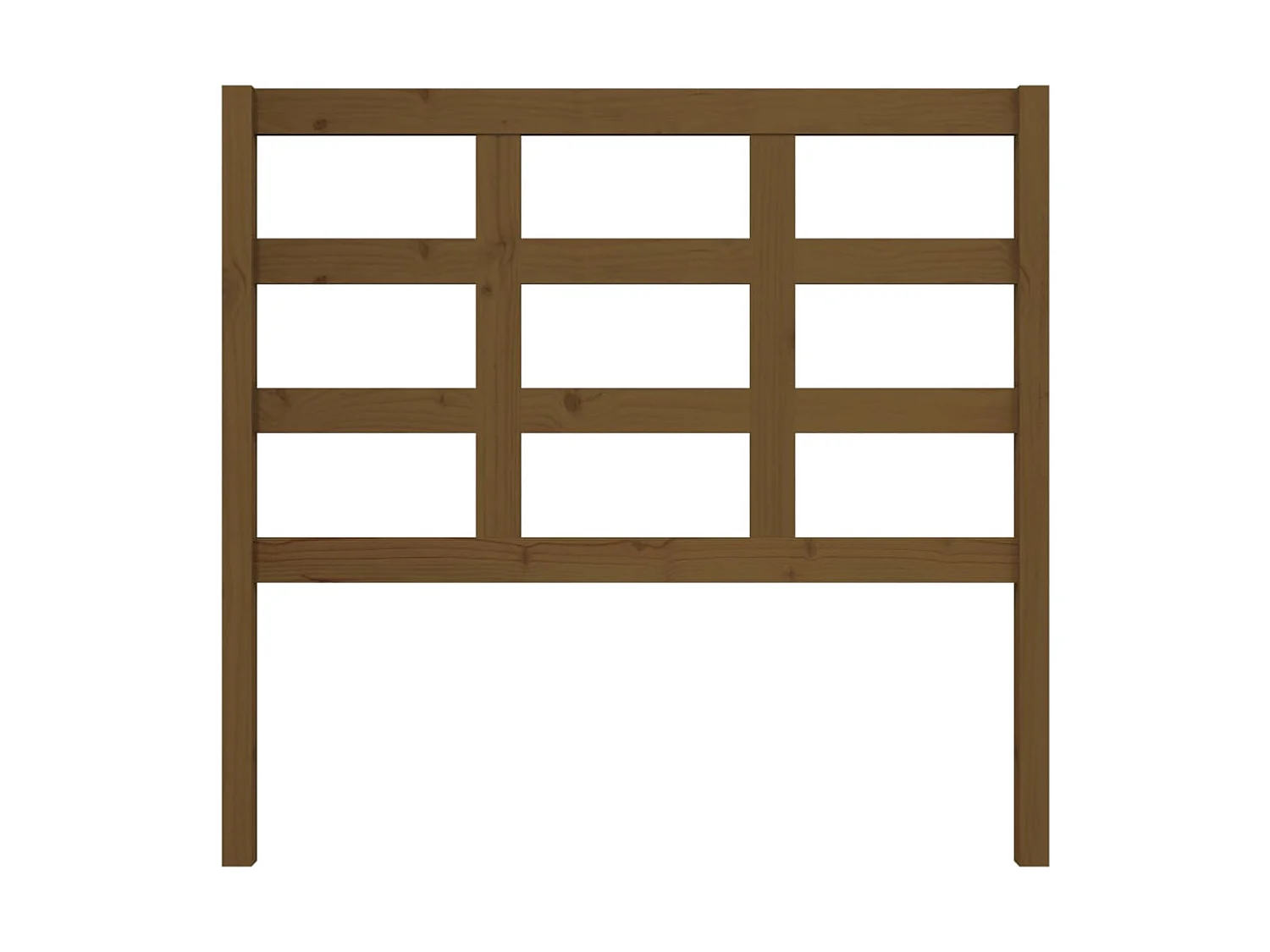 Tête de lit Marron miel 105,5x4x100 cm Bois massif de pin