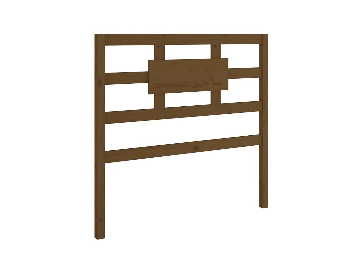 Honingbruin hoofdeinde 105,5x4x100 cm Massief grenenhout