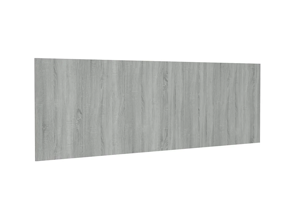 Kopfteil zur Wandmontage in Sonoma-Grau, 240 x 1,5 x 80 cm, Holzwerkstoff